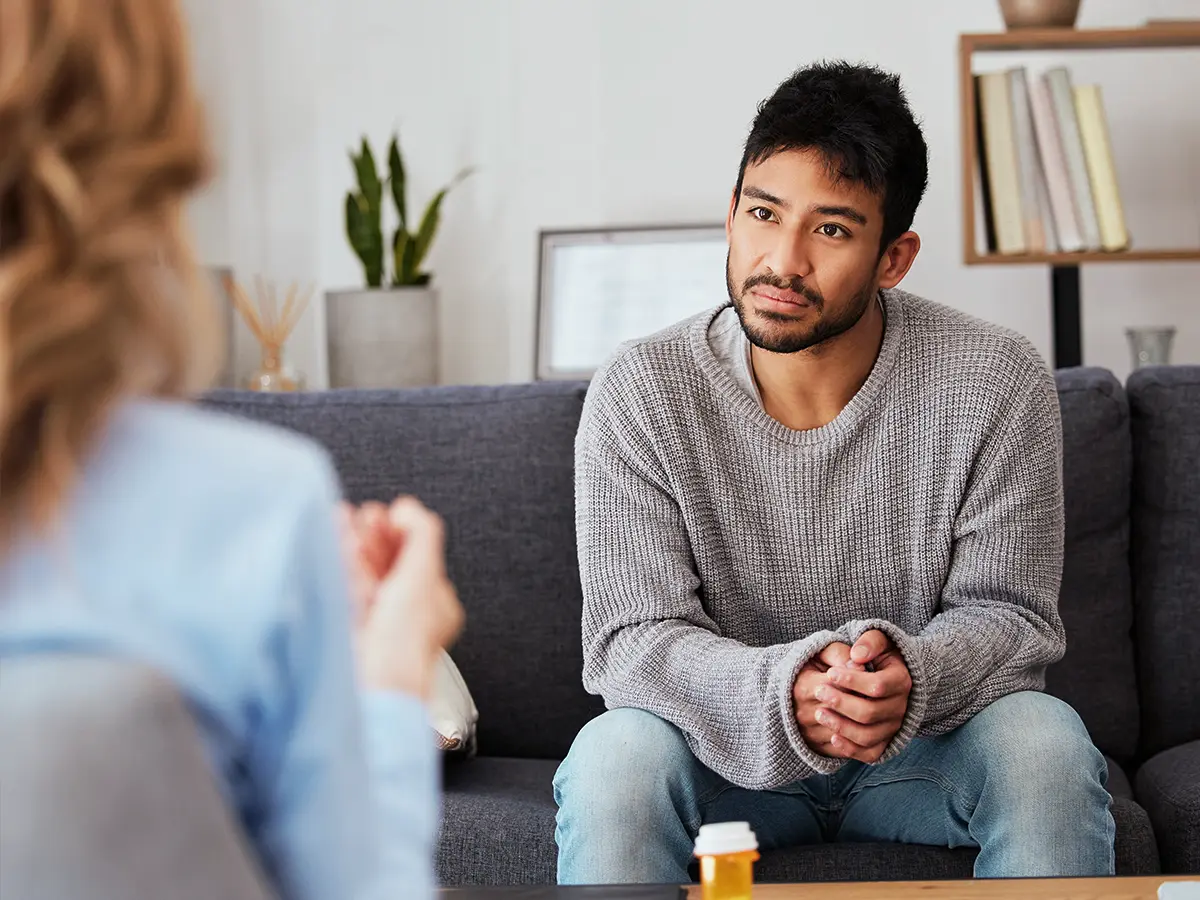 Counseling session with patient